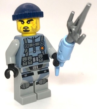 LEGO Figurka Ninjago - Shark Army Gunner / Charlie - njo341 - stan: idealny
