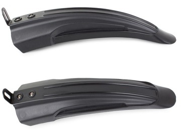 КОМПЛЕКТ ВЕЛОСИПЕДНЫХ КРЫЛЬЕВ ПЕРЕДНИЕ ЗАДНИЕ ВЕЛОСИПЕД 2 ШТ. УНИВЕРСАЛЬНЫЕ 24 26 28 ДЮЙМОВ