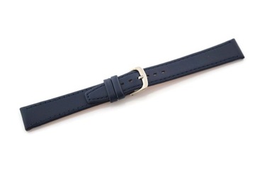 PASEK DO ZEGARKA SKÓRZANY CIENKI 18mm GRANAT W01