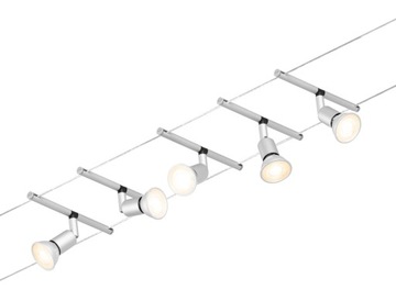 System linkowy zestaw Salt max5x10W GU5,3 Chrom mat/Chrom 12V DC 60VA twszt
