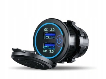 АВТОМОБИЛЬНОЕ ЗАРЯДНОЕ УСТРОЙСТВО АВТОМОБИЛЬНЫЙ БЛОК ПИТАНИЯ USB QC 3.0