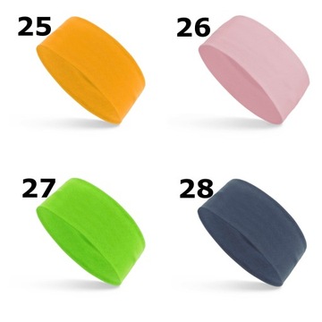 Классическая женская повязка на уши, гладкий хлопок, Хлопок ЦВЕТА