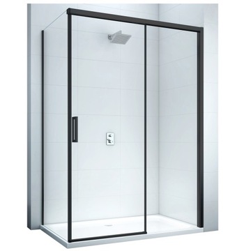 Kabina prysznicowa przesuwna cichy domyk – 140x80 cm - MS1500B SWISS MEYER