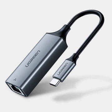 Внешняя сетевая карта Ugreen RJ45 — USB Type C (1000 Мбит/с/1 Гбит/с)Giga