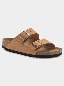 Klapki Damskie Birkenstock 1025046 ARIZONA BFBC NARROW Brązowe 39