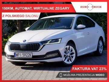 Skoda Octavia IV Liftback 2.0 TDI 150KM 2021 Skoda Octavia DSG 150KM STYLE VirtualCockpit LEDY KeyLess salon PL,f