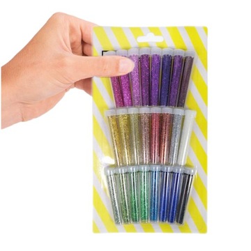 ZESTAW BROKAT SYPKI 24 KOLORY DO PRAC PLASTYCZNYCH