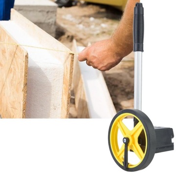 Мини-точное колесо для измерения расстояния 0~9999,9 м с телескопической ручкой