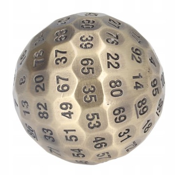 ЛАТУННЫЕ КОСТИ DICE D100 RPG + КЕЙС