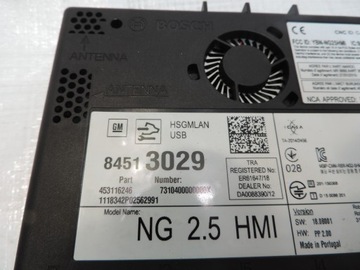 Opel Astra K v Навигационный радиоконтроллер 39157262 84513029 39042448