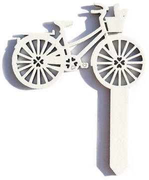 OZDOBNY PIK ROWER LAS SŁOIK 12CM 10SZT KWIATY DEKO