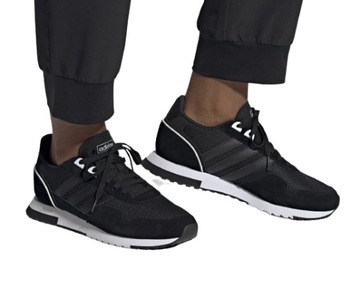 BUTY ADIDAS 8K 2020 RACER EH1434 CZARNE hit 43 1/3