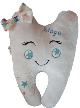 Poduszka ząb wróżka zębuszka imię mikołaj prezent upominek pierwszy ząbek