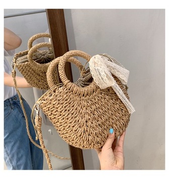 Сумка через плечо BOHO BASKET, плетеная