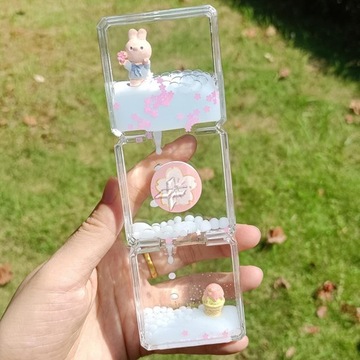 Жидкие песочные часы с плавным ходом и таймером.