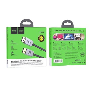 СУПЕР КАЧЕСТВЕННЫЙ КАБЕЛЬ HDMI HOCO HDMI ВЕР. 1,4/8K 60 Гц/ULTRA HD/32GPBS US04 1M