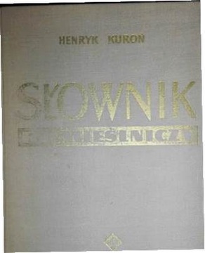 Słownik rzemieślniczy - Henryk Kuroń