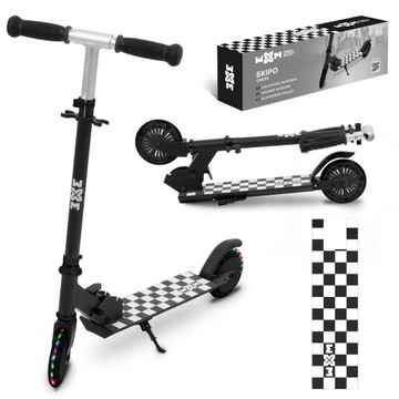 Hulajnoga składana SKIPO Chess koła LED 120 mm