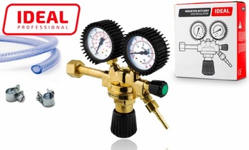 РЕДУКТОР С МАНОМЕТРАМИ АРГОНОВАЯ СМЕСЬ AR/CO2 Газ CO2 IDEAL MAXY баллон