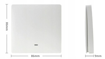 Пульт накладной, 2 канала, 6 программ, EM ZigBee серии TUYA