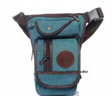 Мужская холщовая сумка для выживания/мотоцикла на бедре