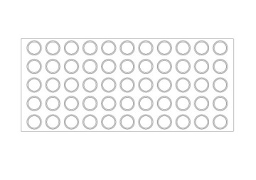 силиконовые бамперы 11,1х5 ММ - 55 шт.