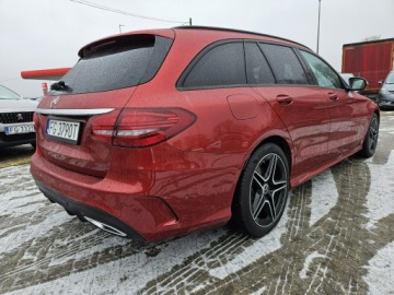 Mercedes Klasa C W205 Kombi Facelifting 2.0 220d 194KM 2019 Mercedes C 220 2,0 diesel 194KM Automat AMG, zdjęcie 2