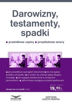 DAROWIZNY TESTAMENTY SPADKI, PRACA ZBIOROWA