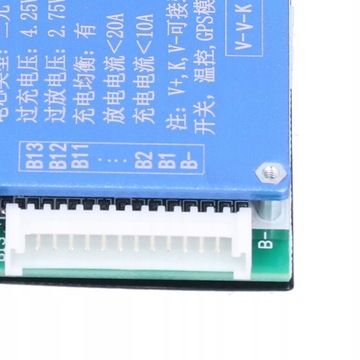 Плата зарядного устройства для литиевой батареи 13S 48V 20A BMS