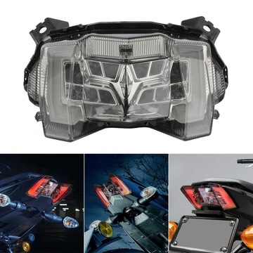 Мотоциклетный светодиодный задний фонарь с дымчатыми линзами, высокая яркость