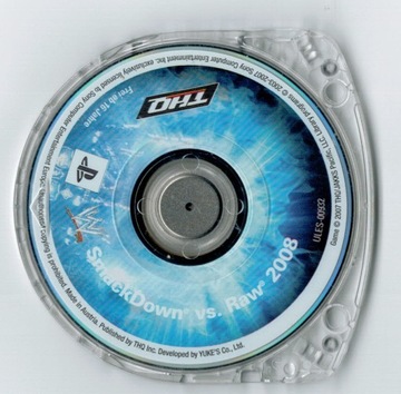 GRA SONY PSP SMACKDOWN VS RAW 2008