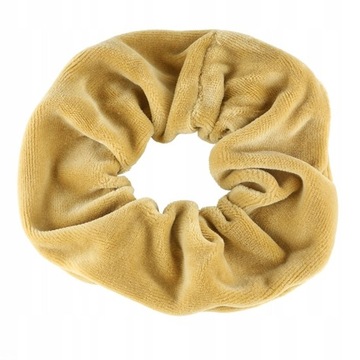 Gumka do włosów duża SCRUNCHIE Orzechowa