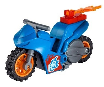 LEGO MOTOCYKL KASKADERSKI z NAPĘDEM OGIEŃ, NOWY