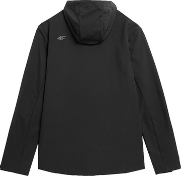 KURTKA MĘSKA SOFTSHELL 4F M043 CZARNA 4FSS23 r S