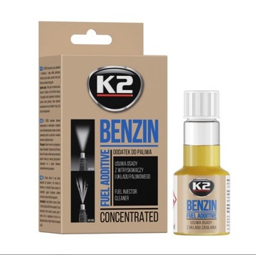 K2 T311 BENZIN dodatek do paliwa usuwa osady CZYŚCI WTRYSKI 50 ml
