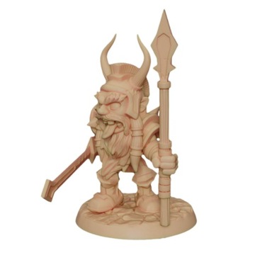 Figurki Dice Head CIBI Dwarf fighter RPG