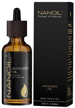 NANOIL OLEJEK Z AWOKADO DO WŁOSÓW I CIAŁA 50ml