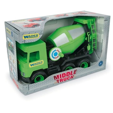 MIDDLE TRUCK BETONIARKA ZIELONA W KARTONIE Wader