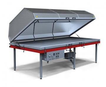 Prasa próżniowa membranowa 4000x1800mm 40m3/h pompa Becker 400V OPTIMAT