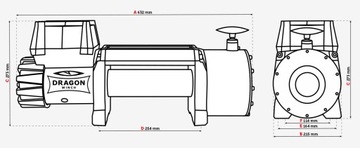 ЛЕБЕДКА ДРАКОН 10Т/20Т 24В ЭЛЕКТРИЧЕСКАЯ КАБЕЛЬНАЯ ЛЕБЕДКА Лебёдка Стар