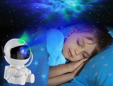 СВЕТОДИОДНЫЙ НОЧНИК ПРОЕКТОР ЗВЕЗД НЕБО ПРОЕКТОР КОСМОНАВТ ДЛЯ ДЕТЕЙ УДАЛЕННЫЙ