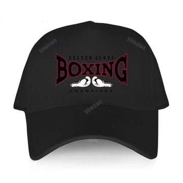Black Casual Boys Printed Fish caps BOXER golden glove CHAMPIONS boxe Uomo