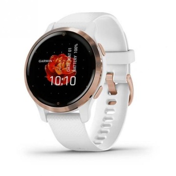 GARMIN VENU 2S GPS PŁACENIE MUZYKA TĘTNO AMOLED BIAŁY ZE ZŁOTYM