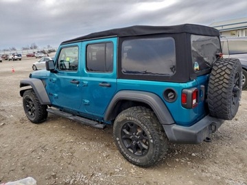 Jeep Wrangler IV 2020 Jeep Wrangler Unlimited Willys, od ubezpieczalni 2.0 Benzyna 270KM, zdjęcie 3