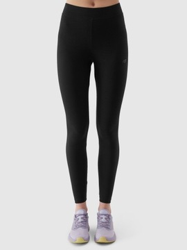 Legginsy damskie bawełniane 4F F137 getry sportowe czarne M