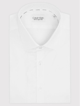 Koszula slim fit, biały Calvin Klein L