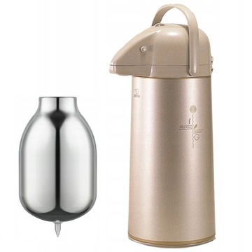 Termos AAPE-22-TK 2,2L Zojirushi ze wzorem rączką szklany wkład do kuchni