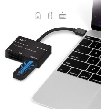 СЧИТЫВАНИЕ КАРТ ПАМЯТИ XQD SD SDHC SDXC ПК USB C 3.0