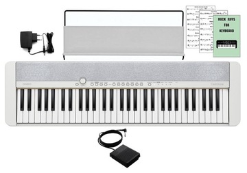 CASIO CT-S1 WE Keyboard wysokiej klasy z Pedałem
