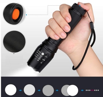 СВЕТОДИОДНЫЙ ВЕЛОСИПЕДНЫЙ ФОНАР CREE С РУЧКОЙ, МОЩНЫЙ, ДОЛГОВЕЧНЫЙ АККУМУЛЯТОР